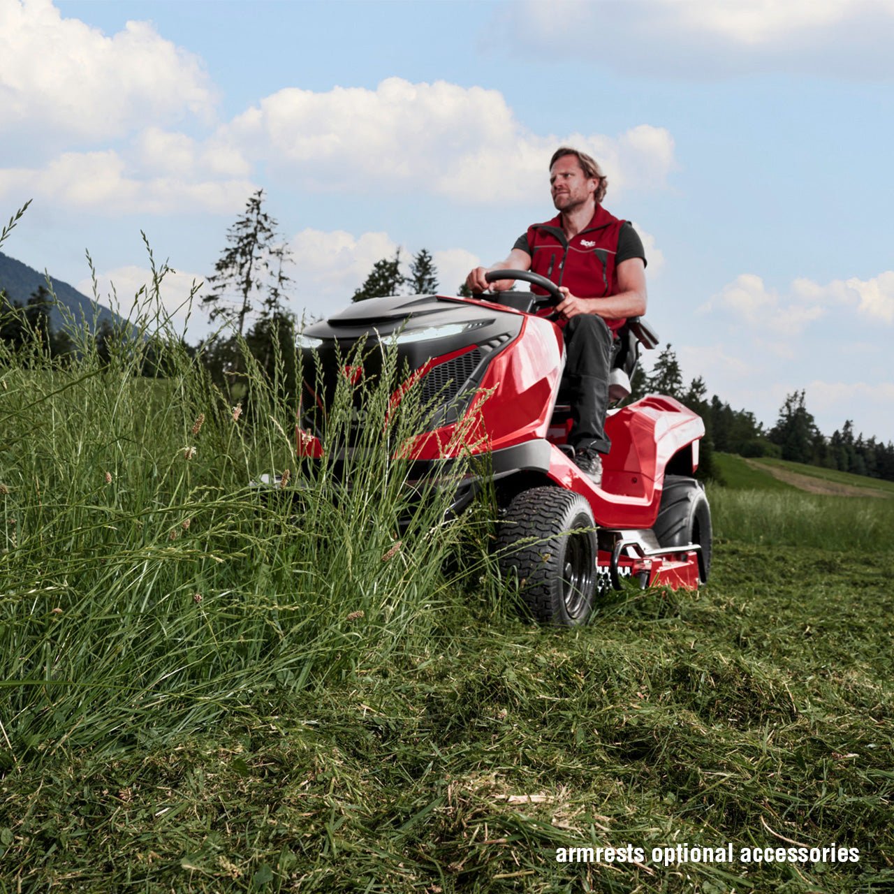 solo by AL-KO Premium T22-110.4 HDH-A V2 Petrol High Grass Mulching Lawn Tractor - Image 11