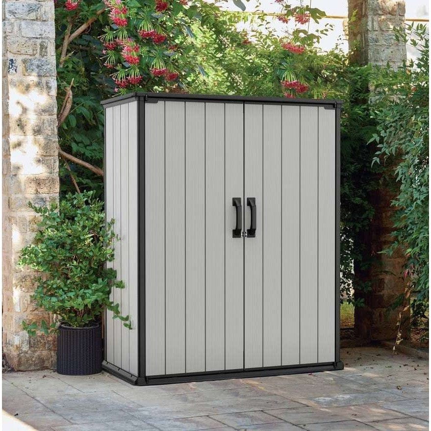 Keter Premier tall Grey 1400L Garden storage 4x2 ft 1704mm 1400mm - Image 2