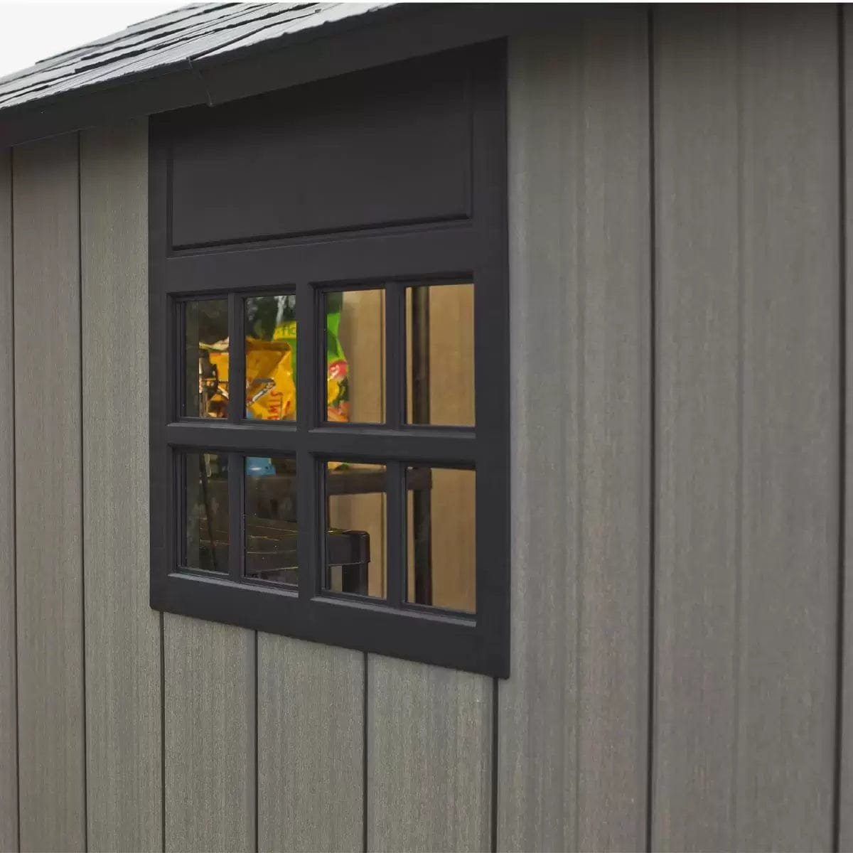 Keter 7.5′ x 15′ Oakland Heavy Duty Plastic Shed – Grey - Image 5