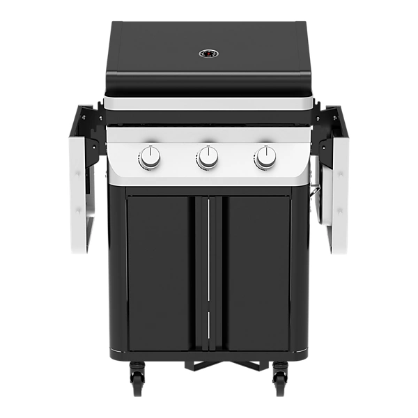 GoodHome Attaia Black 3 burner Gas BBQ - Image 4