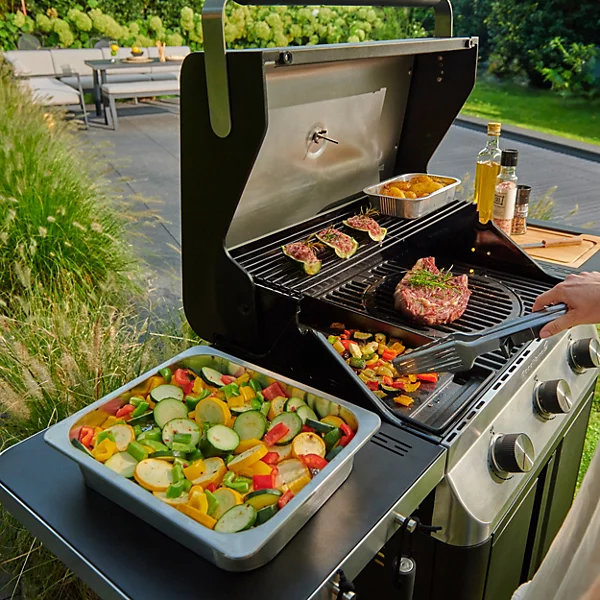 GoodHome Attaia Black 3 burner Gas BBQ - Image 11