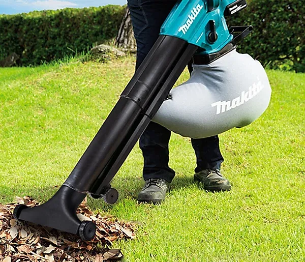 Makita DUB187Z 18V LXT Brushless Cordless Leaf Blower Vacuum + Bag + T Nozzle + - Image 4